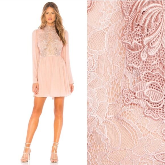Free People Dresses & Skirts - FREE PEOPLE Divine Mini Dress In Rose